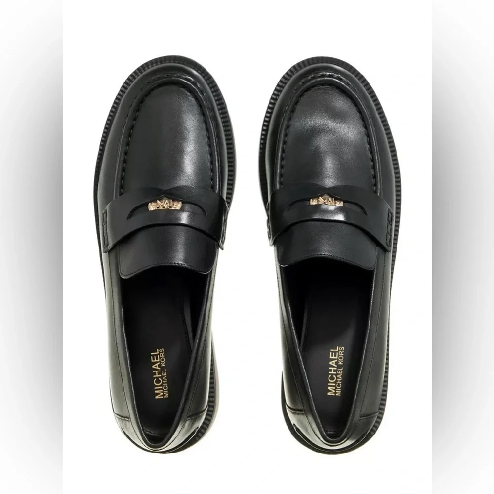 Michael Kors Eden Vachetta Leather Loafers - Picture 2 of 6